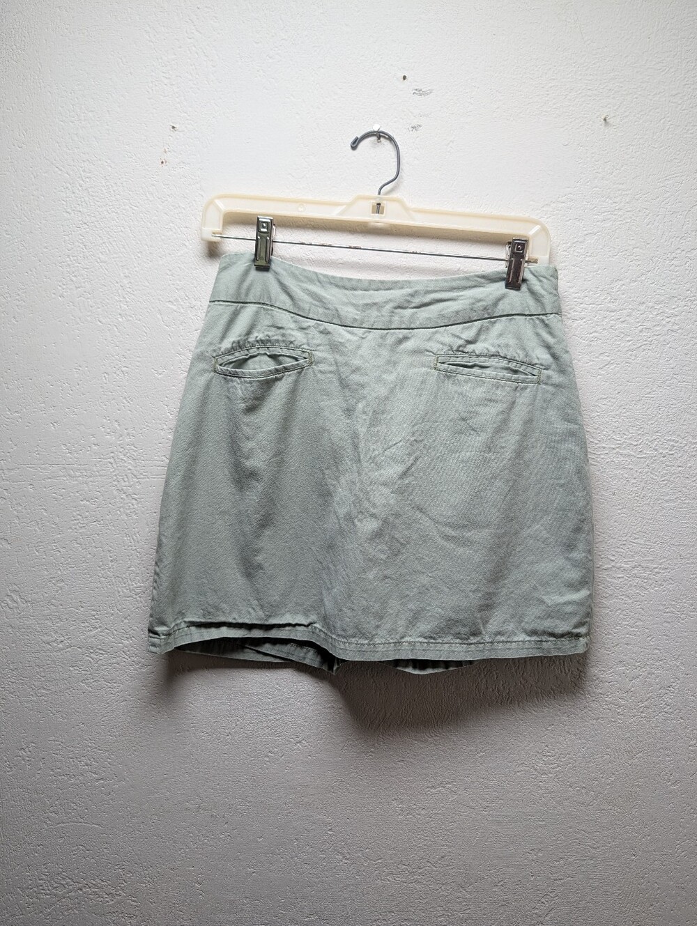 Vintage Cherokee Skort Womens Olive Sage Green Cotton Hiking Utility Y2K 28"